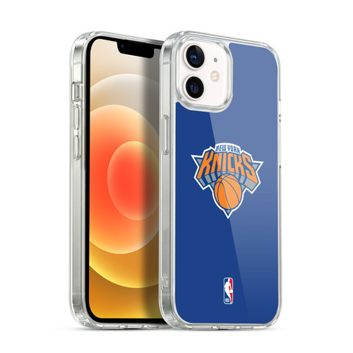 NBA New York Knicks Logo Blue Soft Gel Case for Apple iPhone 12 / iPhone 12 Pro & MagSafe
