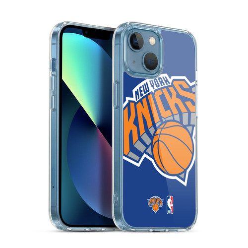 NBA New York Knicks Logo Oversized Soft Gel Case for Apple iPhone 13 Mini & MagSafe