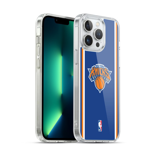 NBA New York Knicks Logo Blue Design Soft Gel Case for Apple iPhone 13 Pro Max & MagSafe
