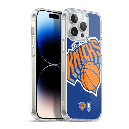 NBA New York Knicks Logo Oversized Soft Gel Case for Apple iPhone 13 Pro Max & MagSafe