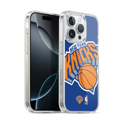 NBA New York Knicks Logo Oversized Soft Gel Case for Apple iPhone 16 Pro & MagSafe