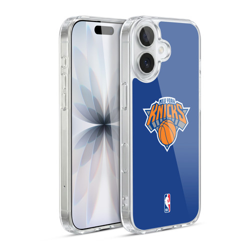 NBA New York Knicks Logo Blue Soft Gel Case for Apple iPhone 17