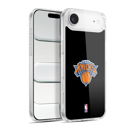 NBA New York Knicks Logo Black Design Soft Gel Case for Apple iPhone 17 Air