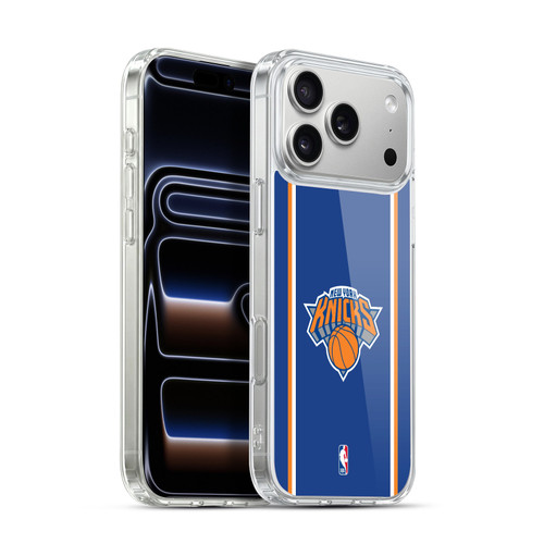 NBA New York Knicks Logo Blue Design Soft Gel Case for Apple iPhone 17 Pro Max