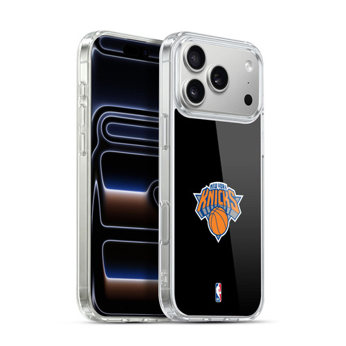 NBA New York Knicks Logo Black Design Soft Gel Case for Apple iPhone 17 Pro Max