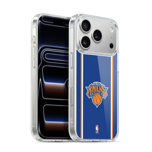 NBA New York Knicks Logo Blue Design Soft Gel Case for Apple iPhone 17 Pro