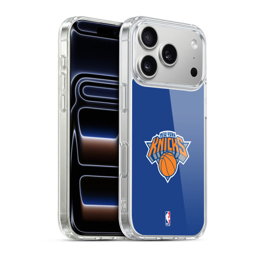 NBA New York Knicks Logo Blue Soft Gel Case for Apple iPhone 17 Pro