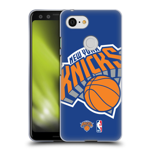 NBA New York Knicks Logo Oversized Soft Gel Case for Google Pixel 3
