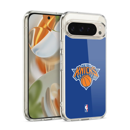 NBA New York Knicks Logo Blue Soft Gel Case for Google Pixel 9 / Pixel 9 Pro