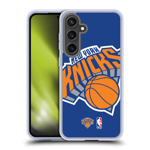 NBA New York Knicks Logo Oversized Soft Gel Case for Samsung Galaxy S24 FE & MagSafe