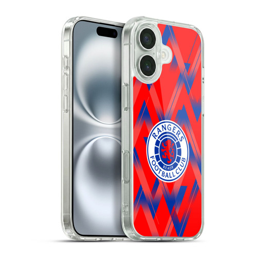 Rangers FC 2023/24 Kit Fourth Soft Gel Case for Apple iPhone 16 Plus & MagSafe