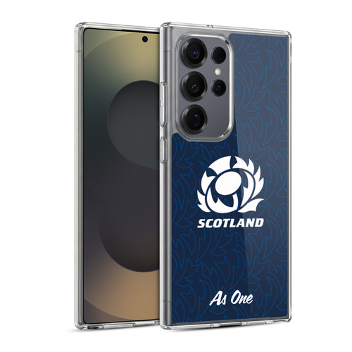 Scotland Rugby Graphics Pattern Soft Gel Case for Samsung Galaxy S25 Ultra & MagSafe