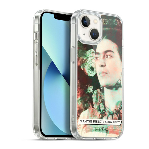 Frida Kahlo Portraits And Quotes Muse Soft Gel Case for Apple iPhone 13