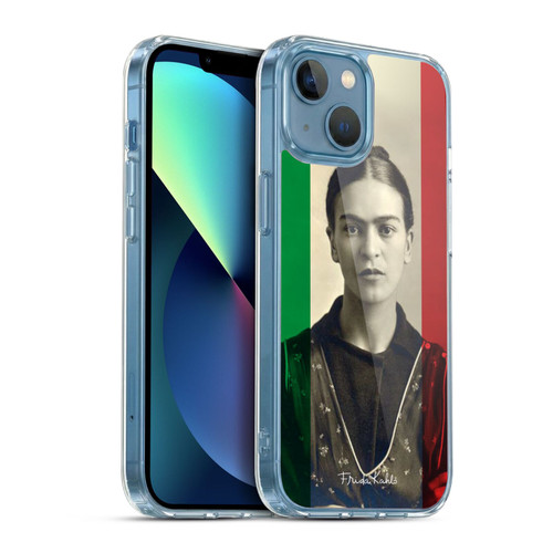 Frida Kahlo Portraits And Quotes Young Soft Gel Case for Apple iPhone 13 Mini & MagSafe