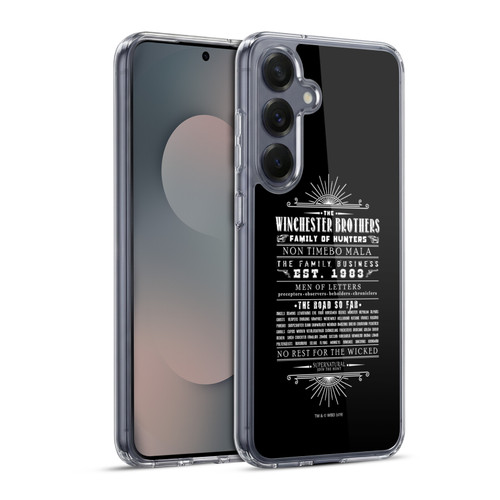 Supernatural Vectors Winchester Brothers Soft Gel Case for Samsung Galaxy S25+ & MagSafe