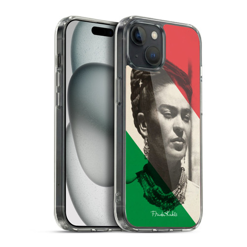 Frida Kahlo Portraits And Quotes Retrato Soft Gel Case for Apple iPhone 15 Plus & MagSafe