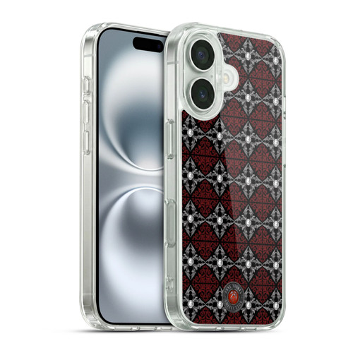 Anne Stokes Gothic Bat Moon Patttern Soft Gel Case for Apple iPhone 16 & MagSafe