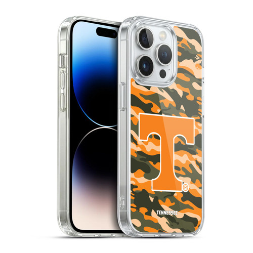 University Of Tennessee UTK University Of Tennessee Art Filtered All Purpose Camou Soft Gel Case for Apple iPhone 14 Pro & MagSafe