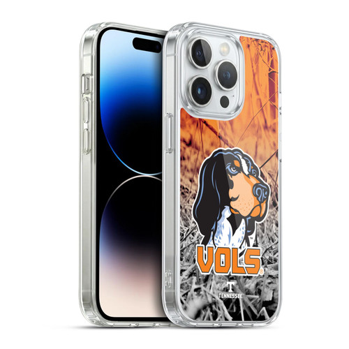 University Of Tennessee UTK University Of Tennessee Art Gradient Hunting Camou Soft Gel Case for Apple iPhone 14 Pro & MagSafe