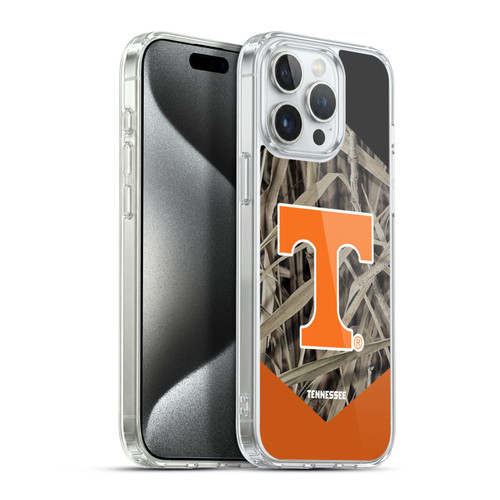 University Of Tennessee UTK University Of Tennessee Art Color Blocking Hunting Camou Soft Gel Case for Apple iPhone 15 Pro Max & MagSafe