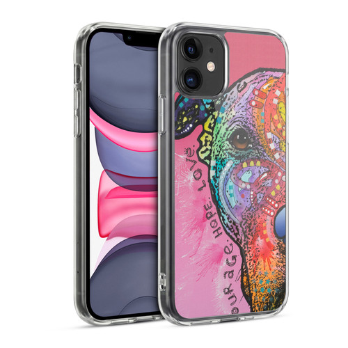 Dean Russo Dogs 3 Courage, Hope & Love Soft Gel Case for Apple iPhone 11