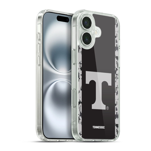 University Of Tennessee UTK University Of Tennessee Art Digital Camou Soft Gel Case for Apple iPhone 16 Plus & MagSafe