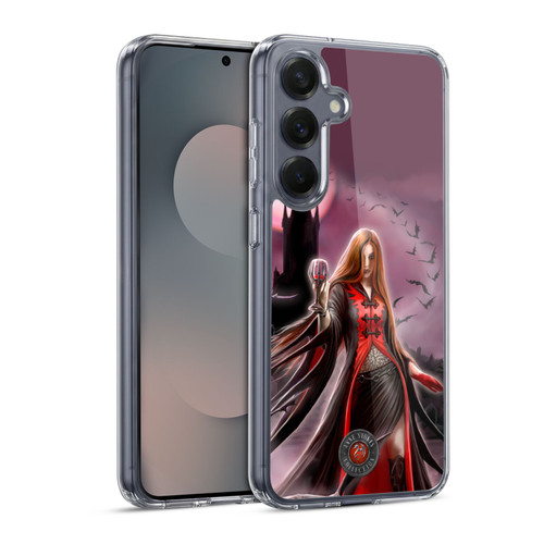 Anne Stokes Gothic Blood Moon Soft Gel Case for Samsung Galaxy S25 & MagSafe