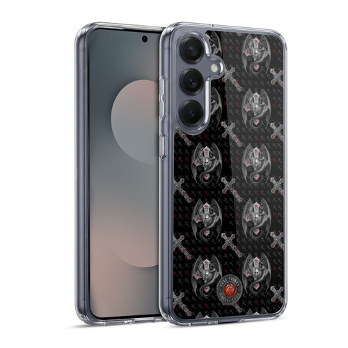 Anne Stokes Gothic Prayer Pillow Pattern Soft Gel Case for Samsung Galaxy S25 & MagSafe