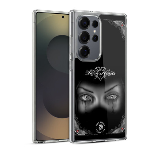 Anne Stokes Gothic Sad Eyes Soft Gel Case for Samsung Galaxy S25 Ultra & MagSafe