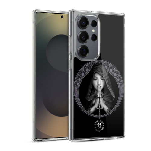 Anne Stokes Gothic Dark Prayer Art Nouveau Soft Gel Case for Samsung Galaxy S25 Ultra & MagSafe
