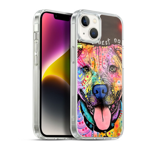 Dean Russo Dogs 3 Best Dog Soft Gel Case for Apple iPhone 14 Plus & MagSafe