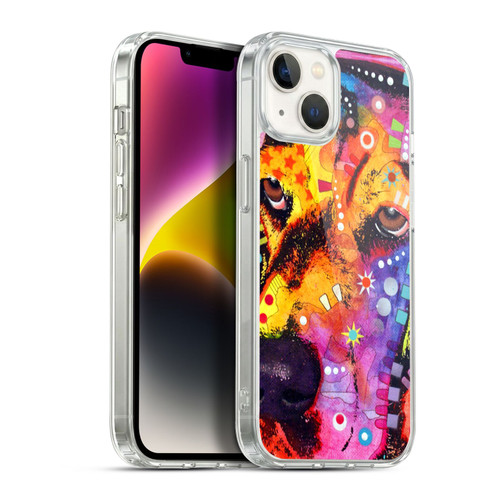 Dean Russo Dogs 3 Blossom Soft Gel Case for Apple iPhone 14 Plus & MagSafe