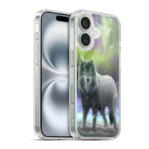 Anne Stokes Wolves Aura Soft Gel Case for Apple iPhone 16 & MagSafe