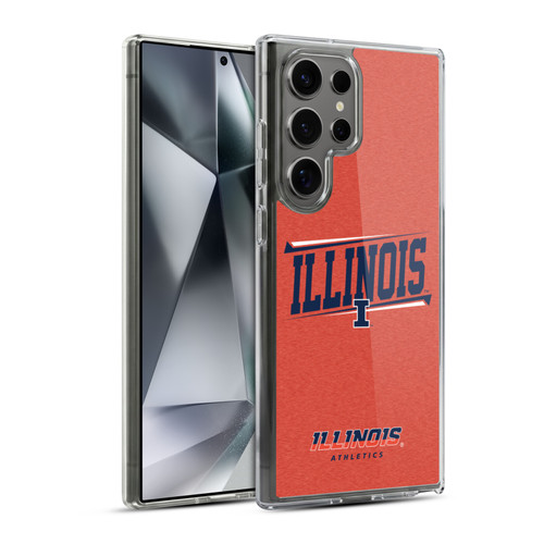 University Of Illinois U Of I University Of Illinois Double Bar Soft Gel Case for Samsung Galaxy S24 Ultra 5G & MagSafe