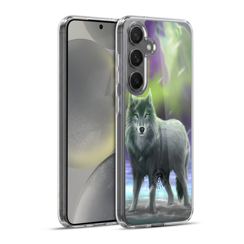 Anne Stokes Wolves Aura Soft Gel Case for Samsung Galaxy S24+ 5G & MagSafe