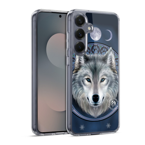 Anne Stokes Wolves Lunar Soft Gel Case for Samsung Galaxy S25 & MagSafe