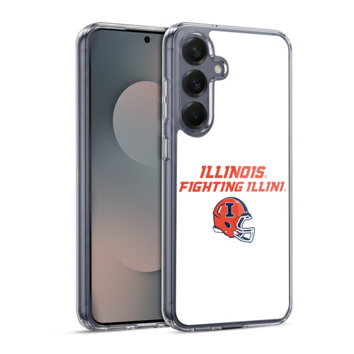 University Of Illinois U Of I University Of Illinois Helmet Logotype Soft Gel Case for Samsung Galaxy S25 & MagSafe