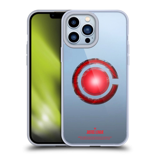 Justice League Movie Logos Cyborg Soft Gel Case for Apple iPhone 13 Pro Max & MagSafe
