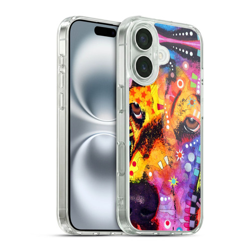 Dean Russo Dogs 3 Blossom Soft Gel Case for Apple iPhone 16 & MagSafe