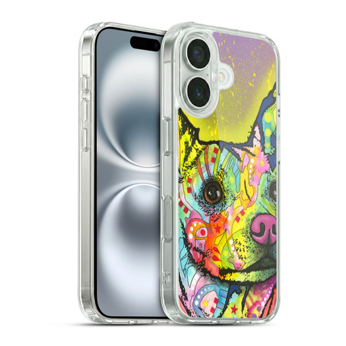 Dean Russo Dogs 3 Listening Soft Gel Case for Apple iPhone 16 & MagSafe