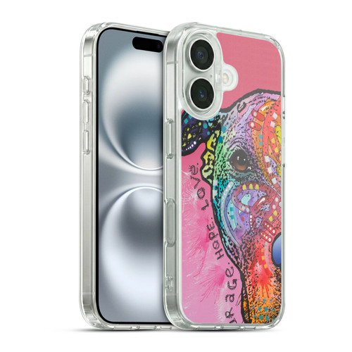 Dean Russo Dogs 3 Courage, Hope & Love Soft Gel Case for Apple iPhone 16 & MagSafe