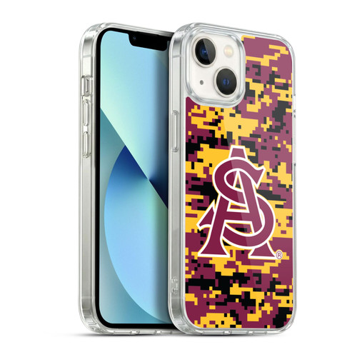 Arizona State University ASU Arizona State University Digital Camouflage Soft Gel Case for Apple iPhone 13