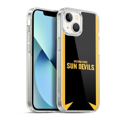 Arizona State University ASU Arizona State University Football Jersey Soft Gel Case for Apple iPhone 13