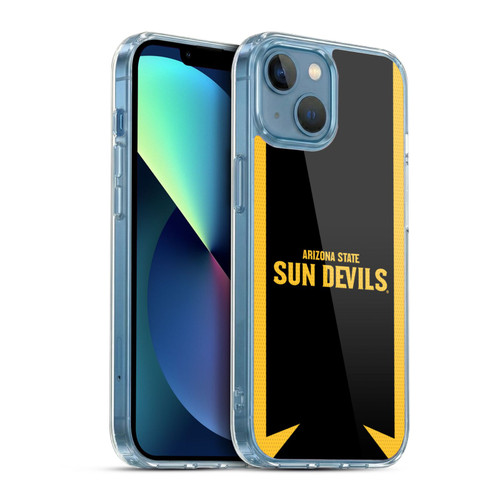 Arizona State University ASU Arizona State University Football Jersey Soft Gel Case for Apple iPhone 13 Mini & MagSafe