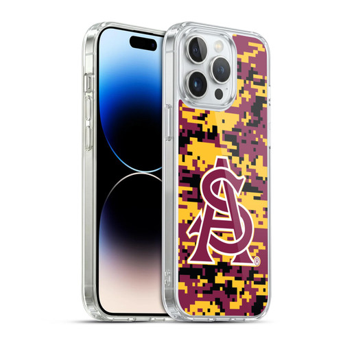 Arizona State University ASU Arizona State University Digital Camouflage Soft Gel Case for Apple iPhone 14 Pro Max & MagSafe