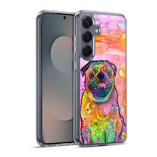 Dean Russo Dogs 3 Pug Soft Gel Case for Samsung Galaxy S25+ & MagSafe