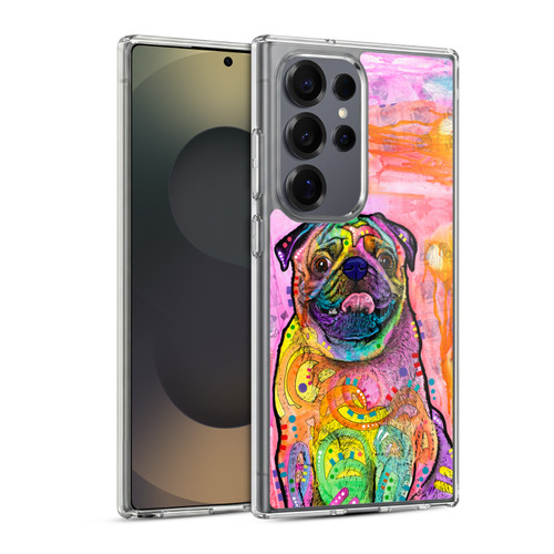 Dean Russo Dogs 3 Pug Soft Gel Case for Samsung Galaxy S25 Ultra & MagSafe