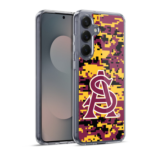 Arizona State University ASU Arizona State University Digital Camouflage Soft Gel Case for Samsung Galaxy S25+ & MagSafe