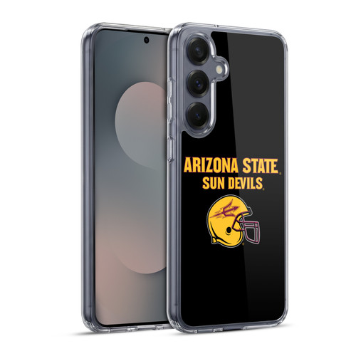 Arizona State University ASU Arizona State University Helmet Logotype Soft Gel Case for Samsung Galaxy S25+ & MagSafe