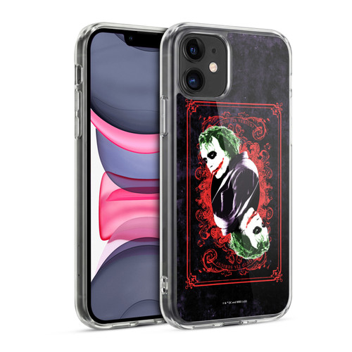 The Dark Knight Graphics Joker Card Soft Gel Case for Apple iPhone 11